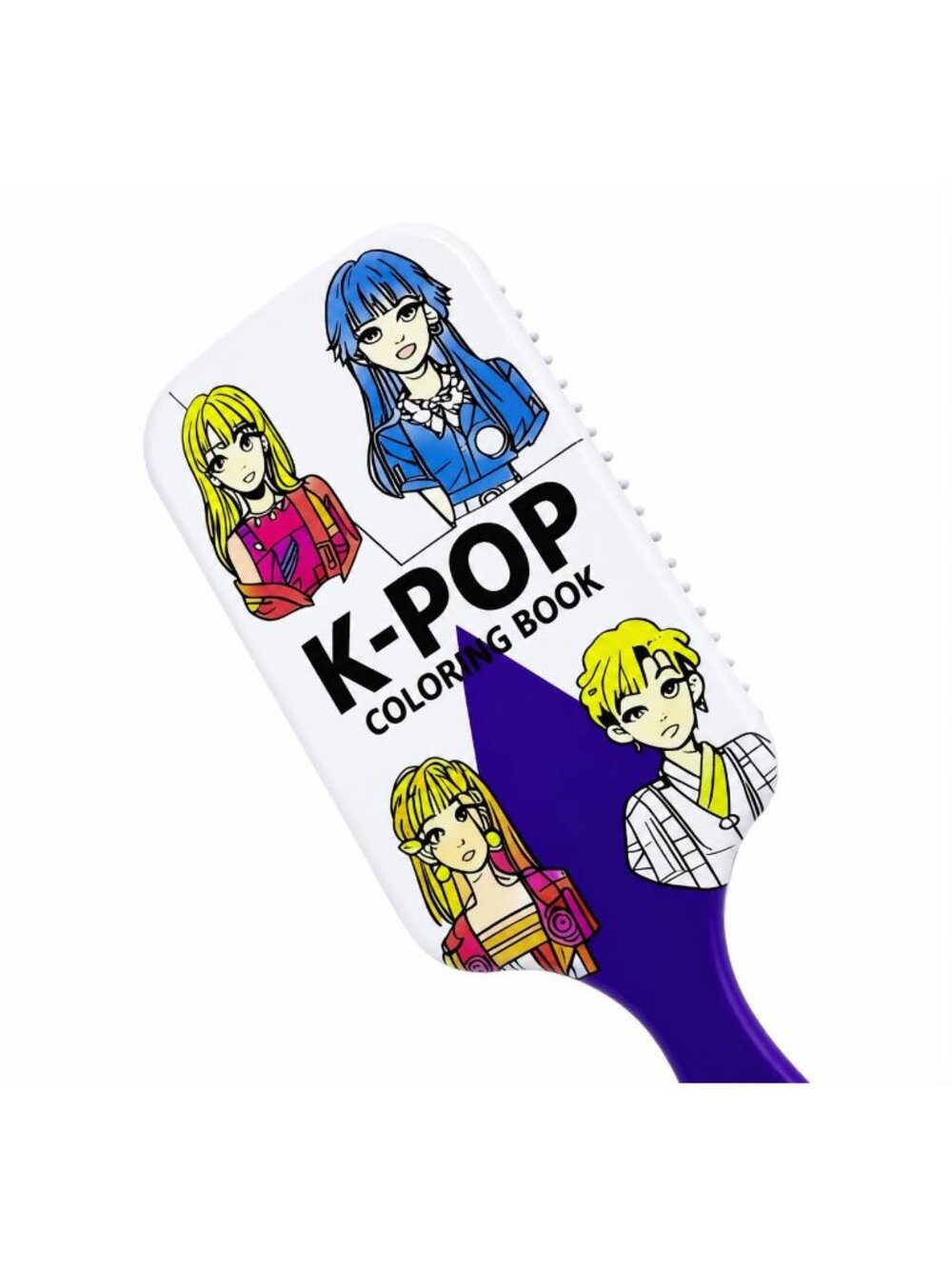 K-Pop Pop Stars Paddle Hair Brush